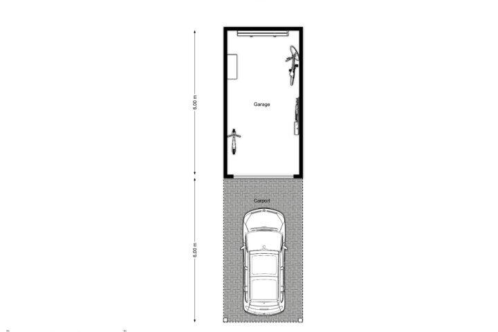 Plattegrond – Valkstraat 42, Drachten