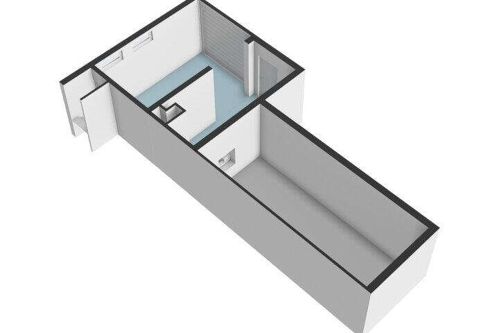 Plattegrond – van Beekstraat 124 A, Landsmeer