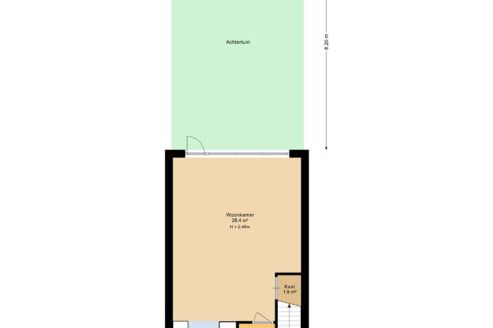 Plattegrond – Van Beethovenlaan 55, Capelle aan den Ijssel