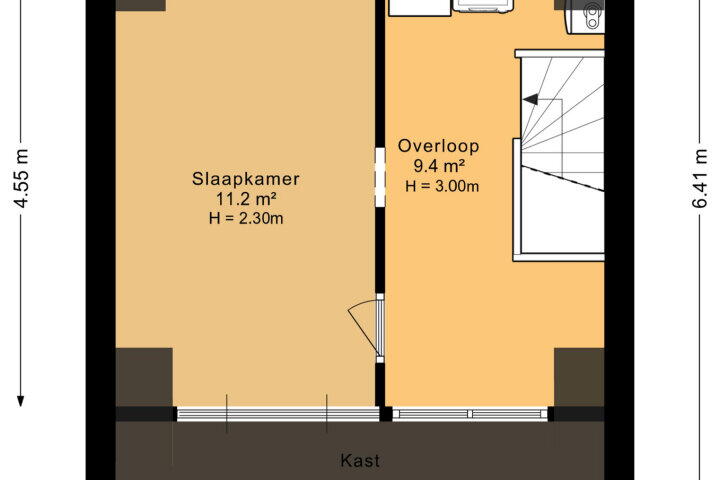 Plattegrond – Van Beethovenlaan 55, Capelle aan den Ijssel
