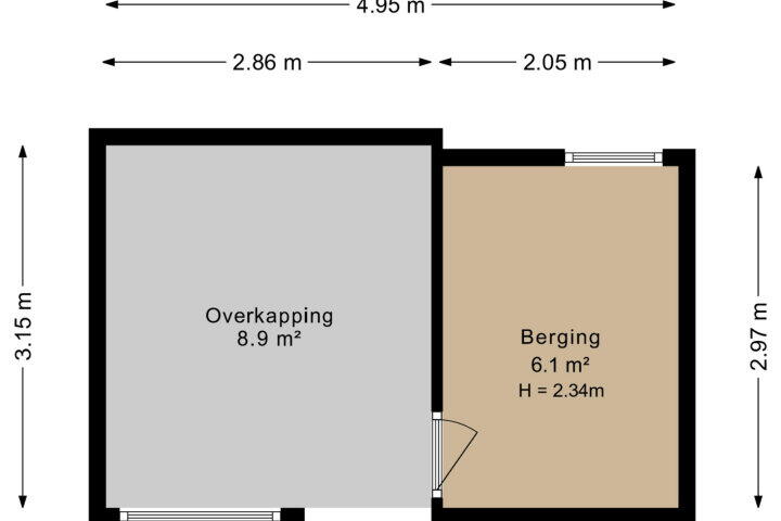 Plattegrond – Van Beethovenlaan 55, Capelle aan den Ijssel