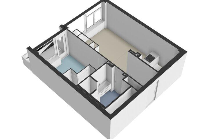 Plattegrond – Van Boshuizenstraat 15, Amsterdam