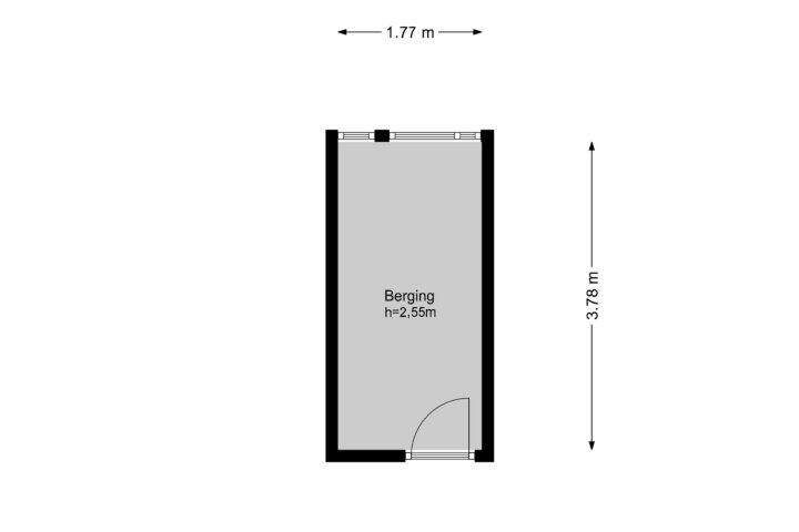 Plattegrond – Van Boshuizenstraat 495, Amsterdam