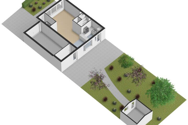 Plattegrond – Van Bossestraat 24, Vlissingen