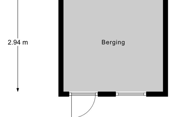 Plattegrond – Van Bossestraat 24, Vlissingen
