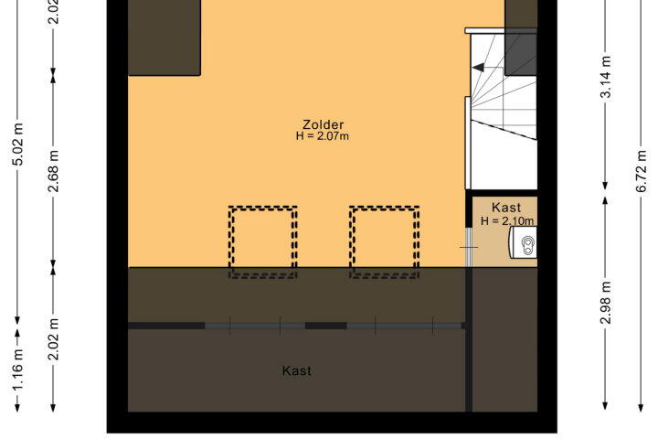 Plattegrond – Van Coothlaan 33, Roosendaal
