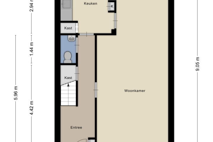 Plan – Van den Berghlaan 229, Hoofddorp