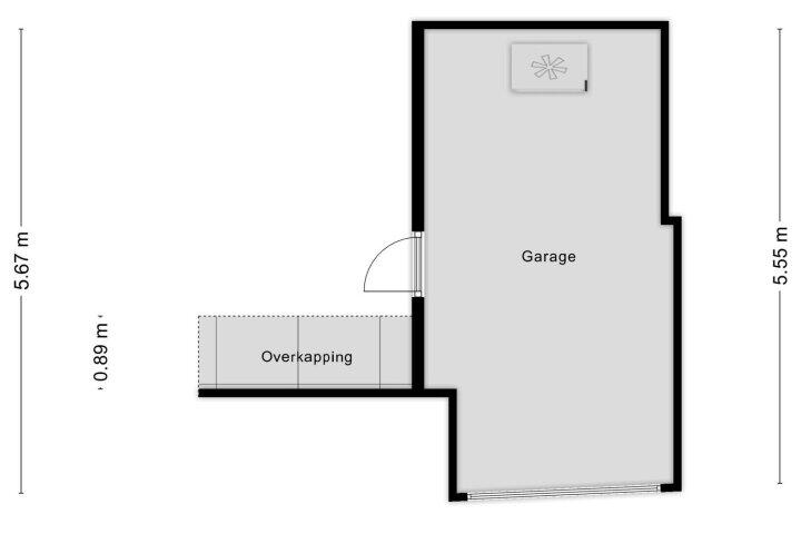 Plattegrond – Van der Hoevensstraat 45, Westervoort