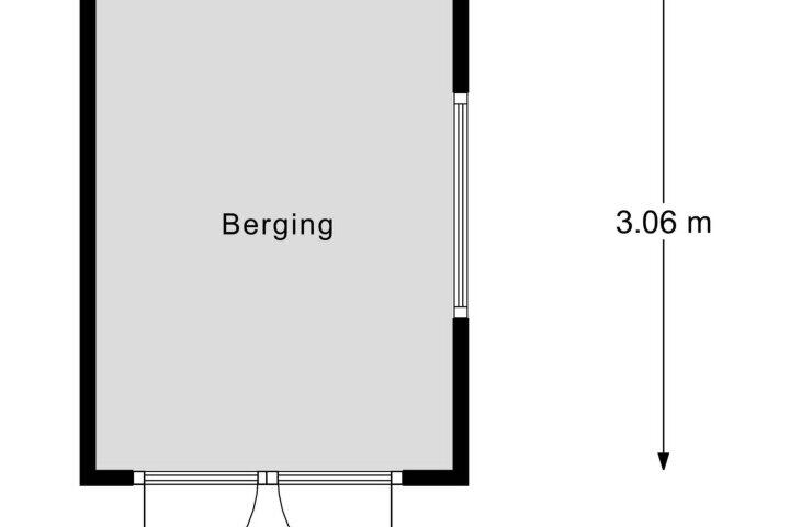 Plattegrond – van der Steenstraat 39, Meijel
