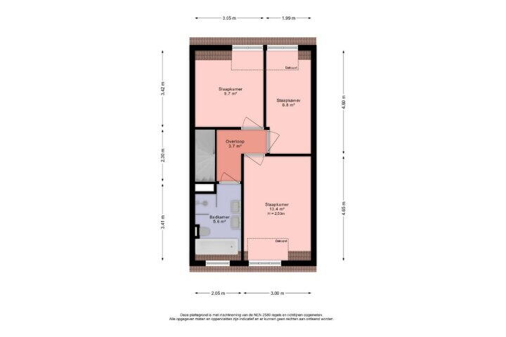 Plattegrond – Van der Stoklaan 49, Den Haag