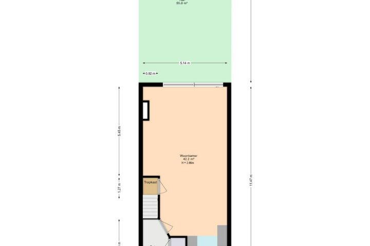 Plattegrond – Van der Stoklaan 49, Den Haag