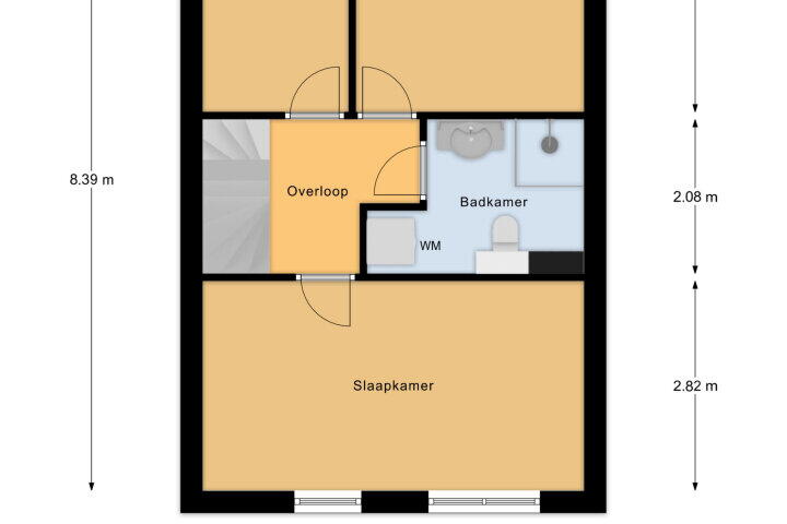 Plattegrond – Van der Veerlaan 5, Vlissingen
