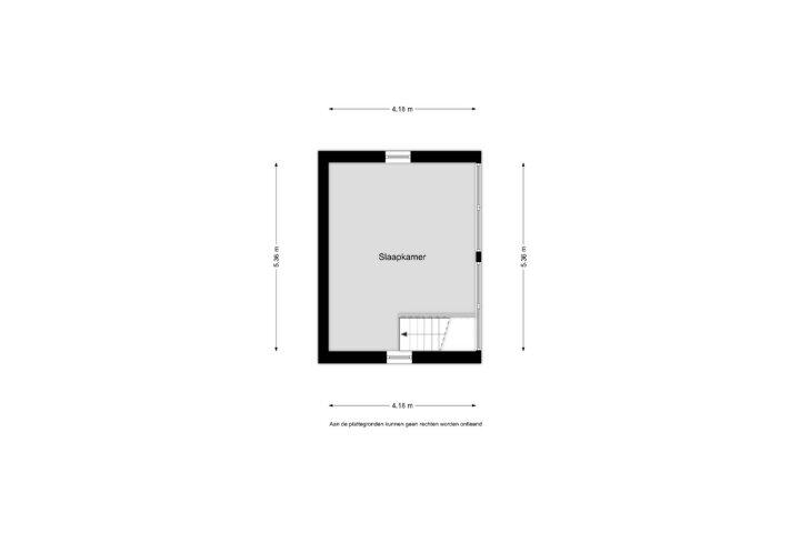 Plattegrond – Van der Walstrjitte 66, Burgum