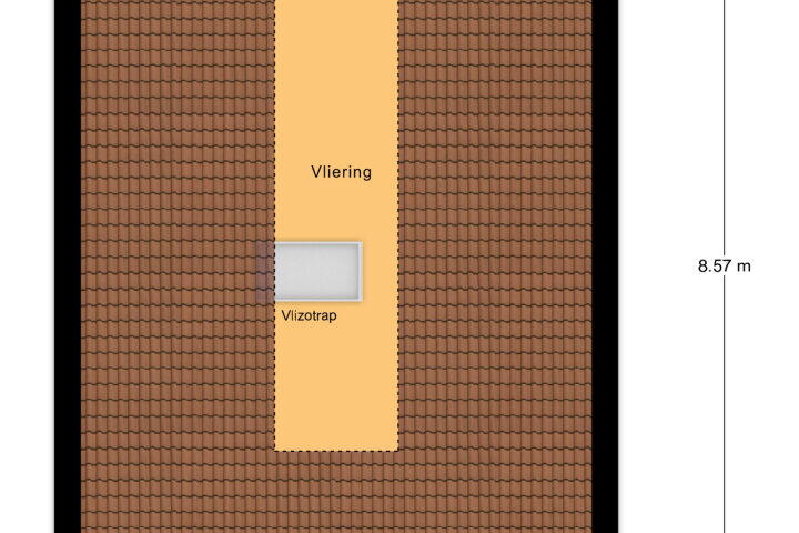 Plattegrond – Van de Spiegelstraat 5, Vlissingen