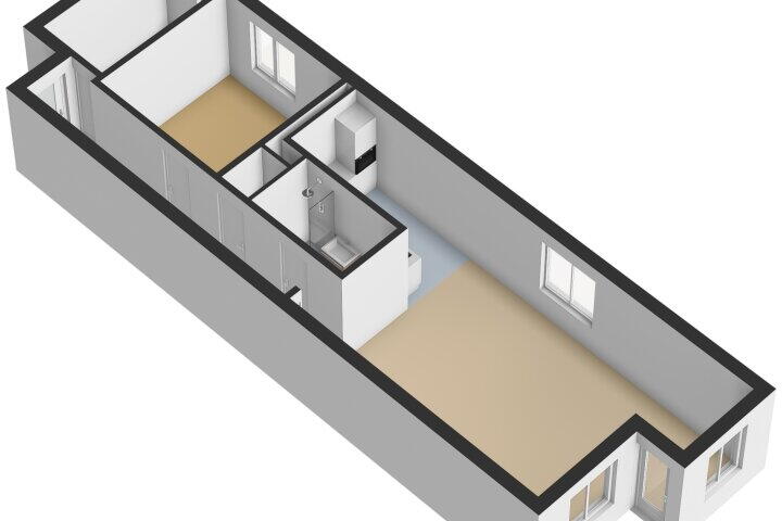 Plattegrond – Van Dishoeckstraat 2, Vlissingen