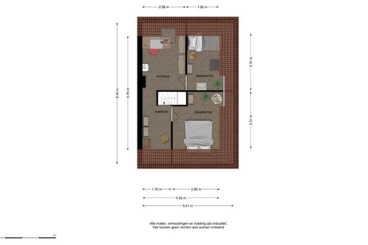 Plattegrond – van Gaverenlaan 6, Breda