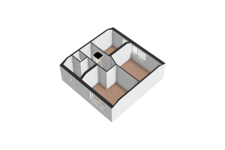 Plattegrond – Van Hallstraat 2, Meppel