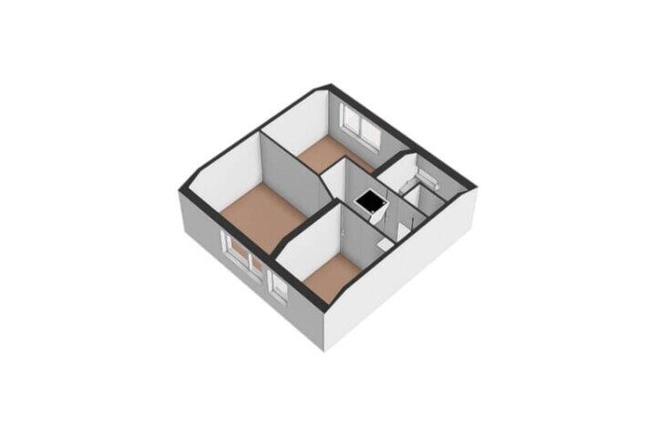 Plattegrond – Van Hallstraat 2, Meppel