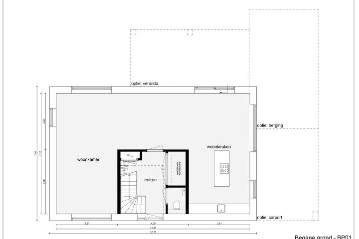 Plattegrond – Van Heemstraweg 14a 0 Ong, Deest