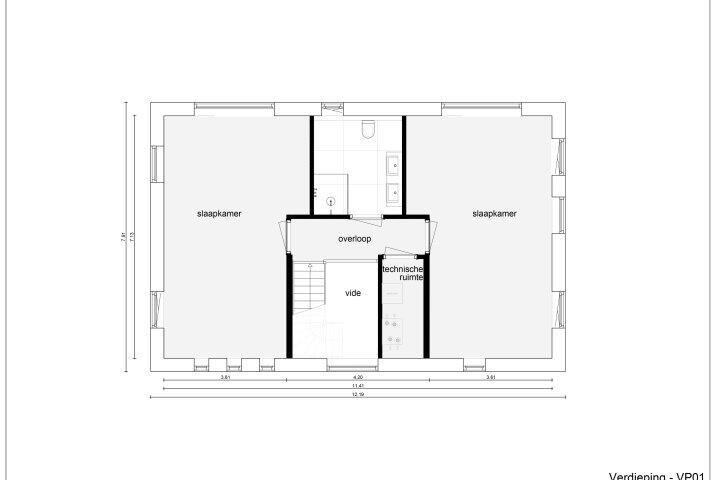 Plattegrond – Van Heemstraweg 14a 0 Ong, Deest