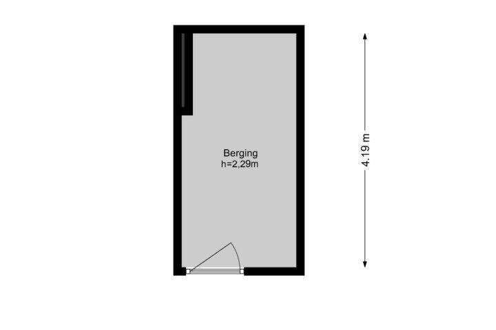 Plattegrond – Van Heenvlietlaan 416 3, Amsterdam