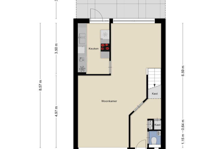 Plattegrond – van Heinsberglaan 17, Valkenburg
