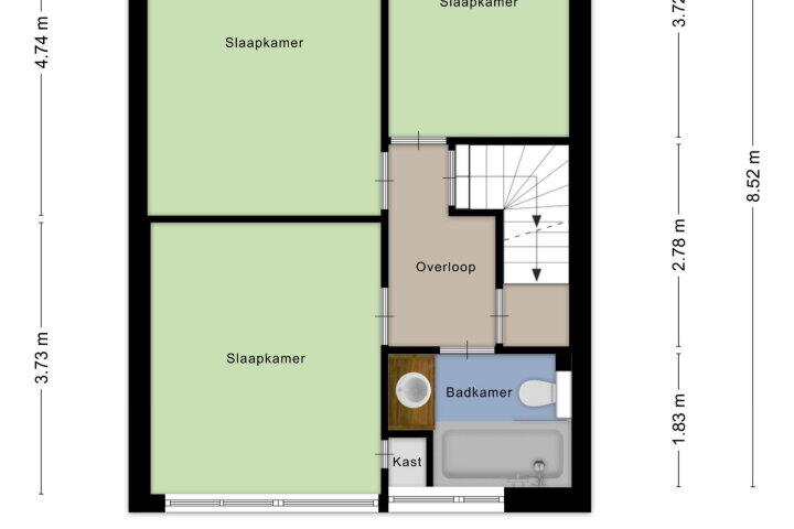 Plattegrond – van Heinsberglaan 17, Valkenburg