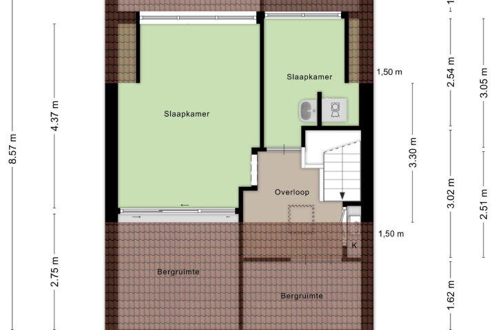 Plattegrond – van Heinsberglaan 17, Valkenburg