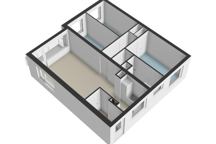 Plattegrond – Van Heuven Goedhartlaan 428, Amstelveen