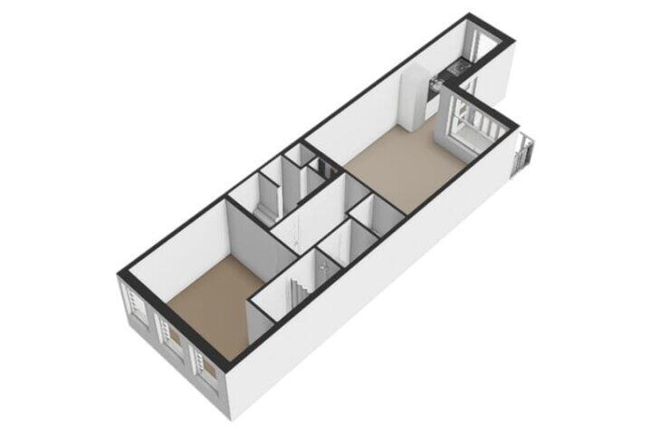 Plattegrond – Van Hogendorpstraat 56 2, Amsterdam