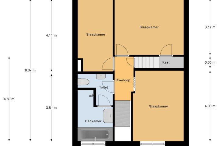 Plattegrond – Van Hogendorpweg 164, Vlissingen