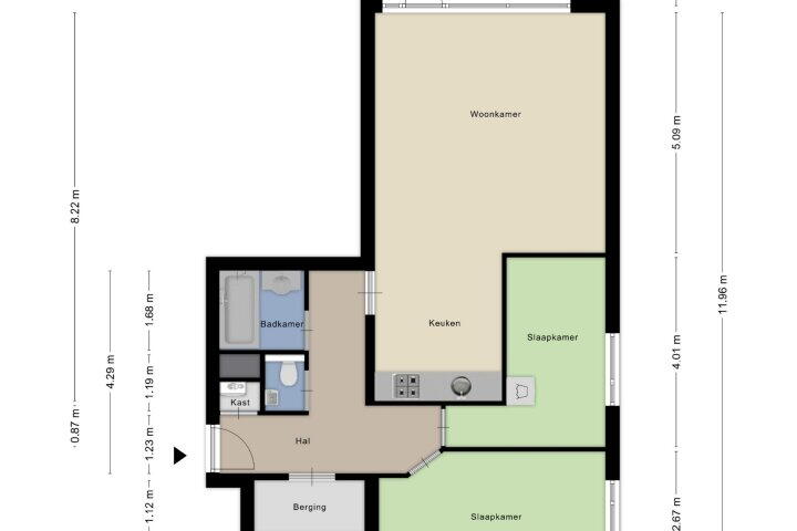 Plattegrond – Van Laerstraat 62, Venlo