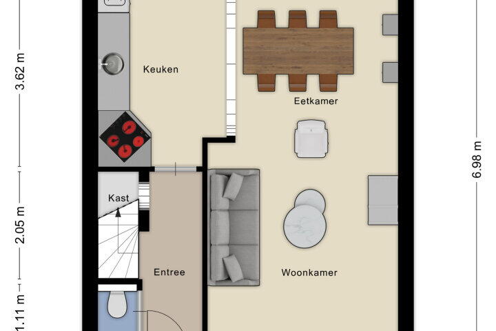 Plan – Van Lenneplaan 11, Roosendaal