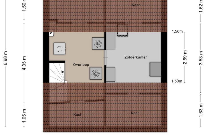 Plattegrond – Van Lenneplaan 11, Roosendaal
