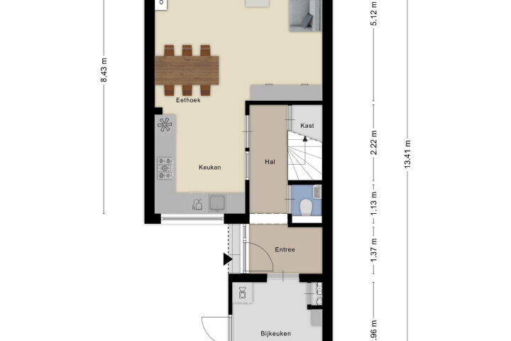 Plattegrond – Van Lenneplaan 60, Roosendaal