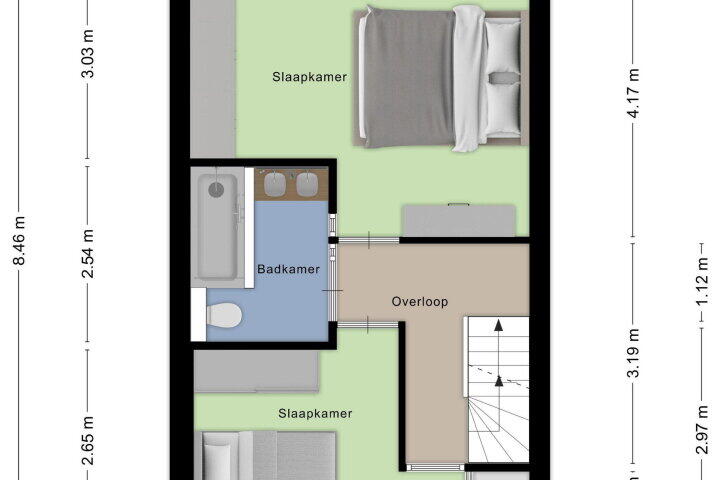 Plattegrond – Van Lenneplaan 60, Roosendaal