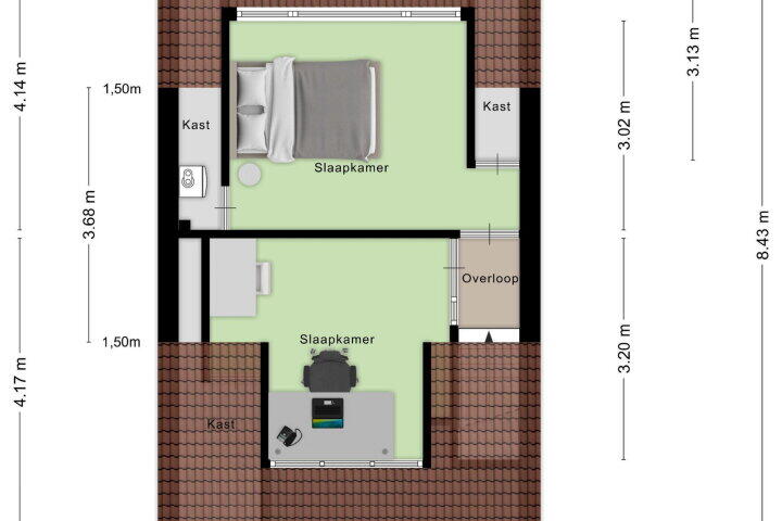 Plattegrond – Van Lenneplaan 60, Roosendaal