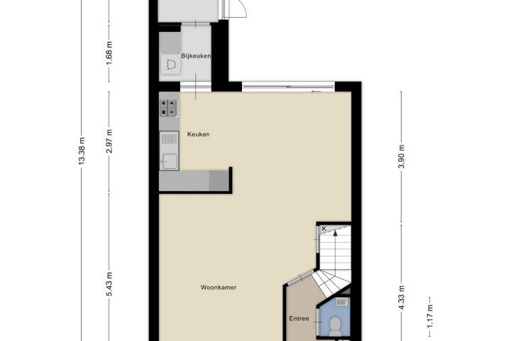 Plattegrond – van Loenenlaan 6, Beverwijk