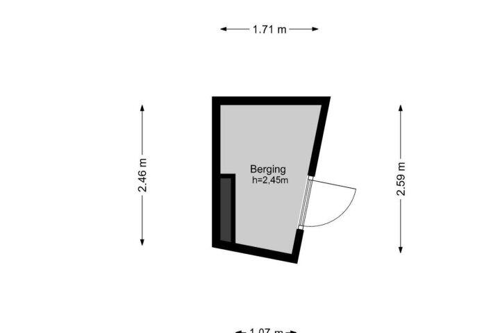 Plattegrond – Van Marumstraat 15, Haarlem