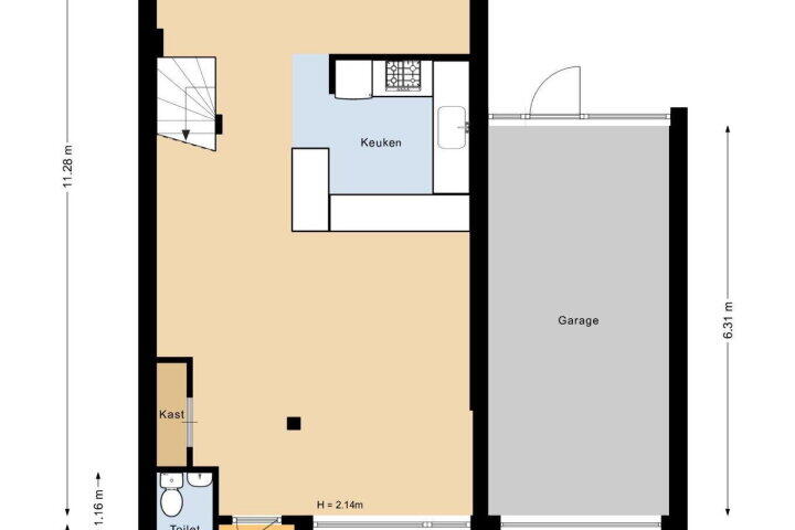Plattegrond – van Mieroplaan 81, Heerhugowaard