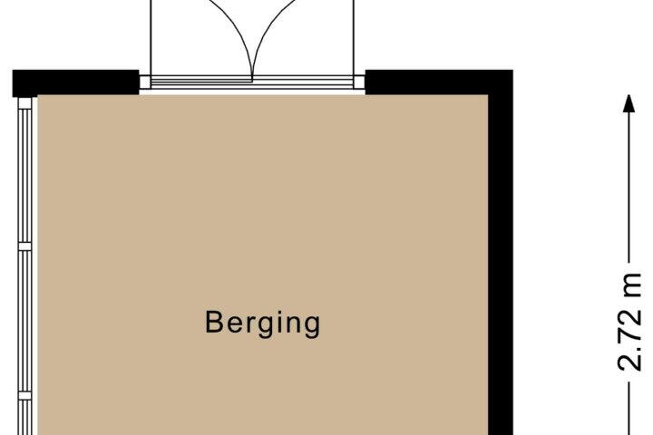 Plattegrond – van Necksingel 23, Heerhugowaard