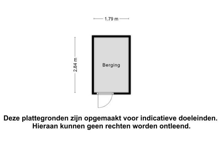 Plattegrond – van Oldenbarneveltstraat 14 A, Nijmegen