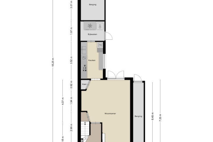 Plattegrond – van Peltlaan 194, Nijmegen