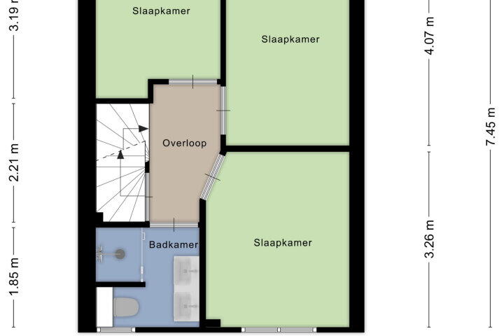 Plattegrond – van Peltlaan 194, Nijmegen