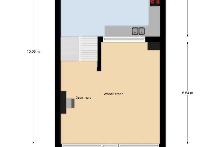 Plattegrond – Van Reenenstraat 4, Vlissingen