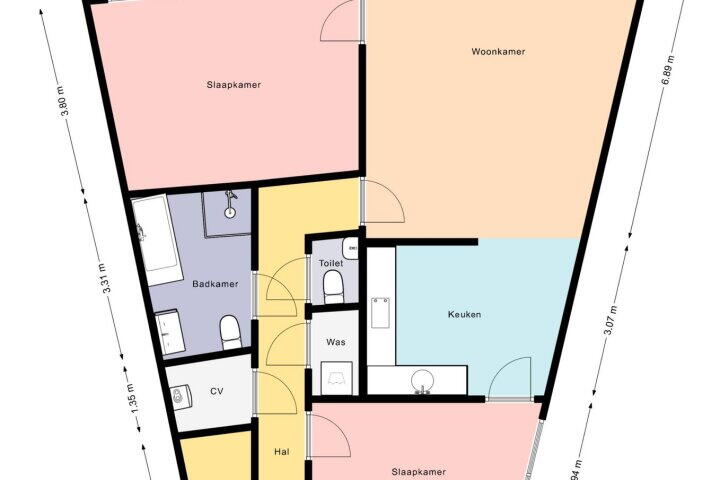 Plattegrond – van Rijgersmapark 21, Lemmer
