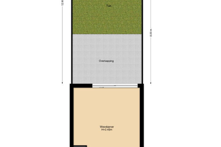 Plattegrond – Van Rijswijckschans 38, Zoetermeer