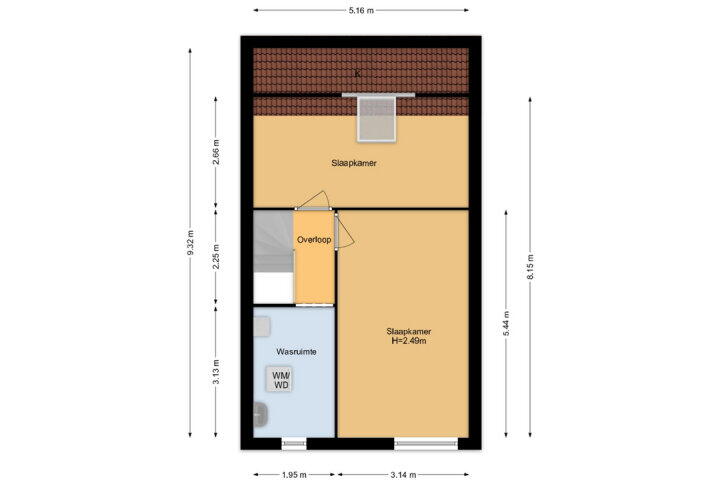 Plattegrond – Van Rijswijckschans 38, Zoetermeer