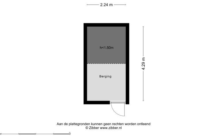 Plattegrond – van Slingelandtstraat 29 C, Breda
