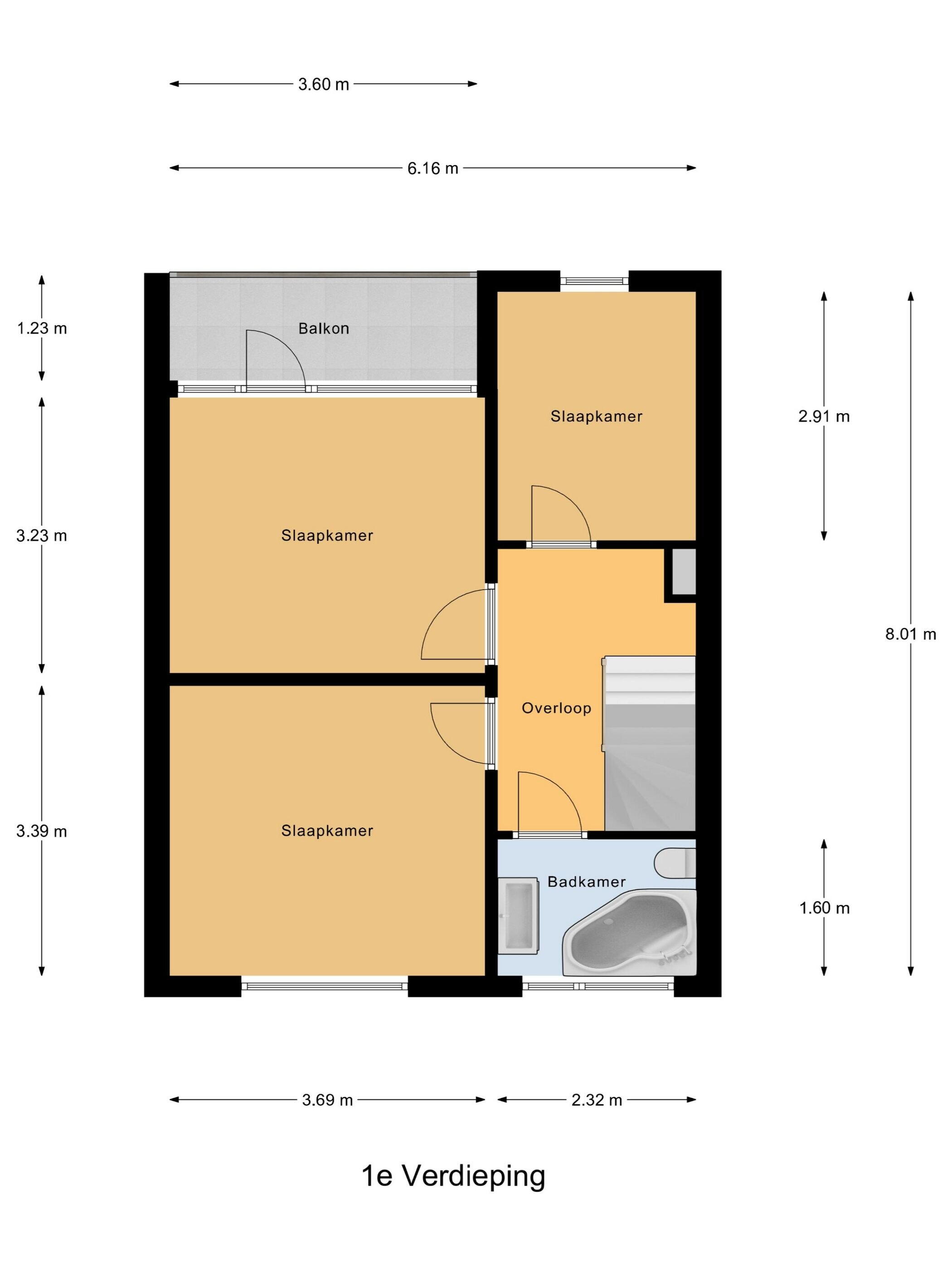 Plattegrond 2 - van Slotendreef 25, Rucphen